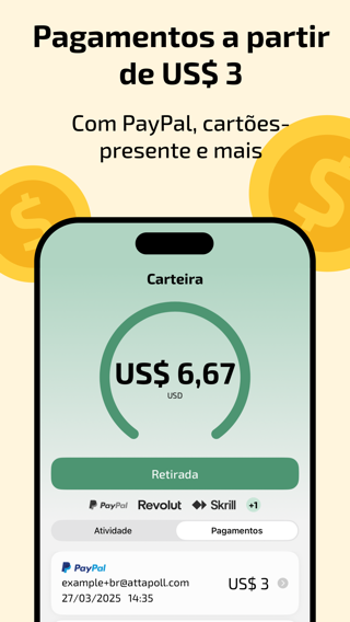 AttaPoll - Questionários Pagos — captura 4